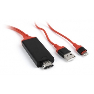 CABLE LIGHTNING TO HDMI/+USB/MHL CC-LMHL-01 GEMBIRD