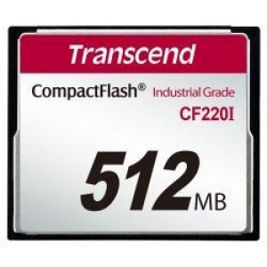 MEMORY COMPACT FLASH 512MB/SLC TS512MCF220I TRANSCEND