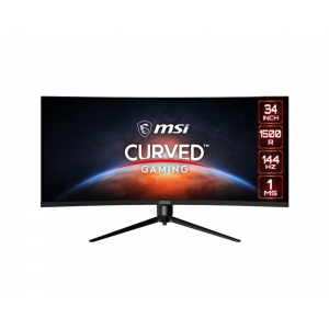 LCD Monitor|MSI|OPTIX MAG342CQR|34"|Gaming/Curved/21 : 9|Panel VA|3440x1440|21:9|144Hz|Matte|1 ms|Swivel|Pivot|Height adjustable|Tilt|OPTIXMAG342CQR