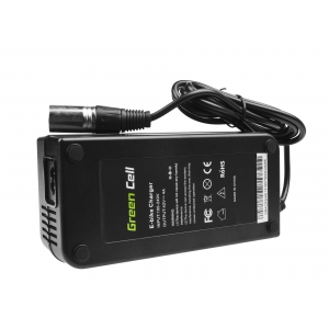 Green Cell Charger 42V 4A (Cannon) for EBIKE batteries 36V