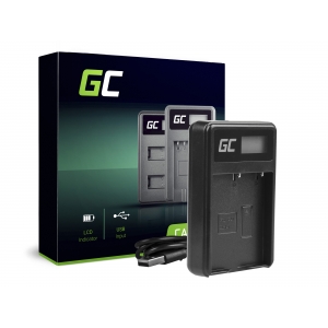 Green Cell Charger BCH-1 for Olympus BLH-1, OM-D E-M1 Mark II, Grip HLD-9