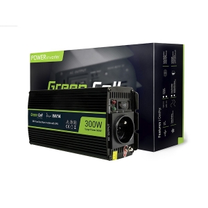 Green Cell ® Voltage Car Inverter 24V to 230V, 300W/600W Full Sine wave