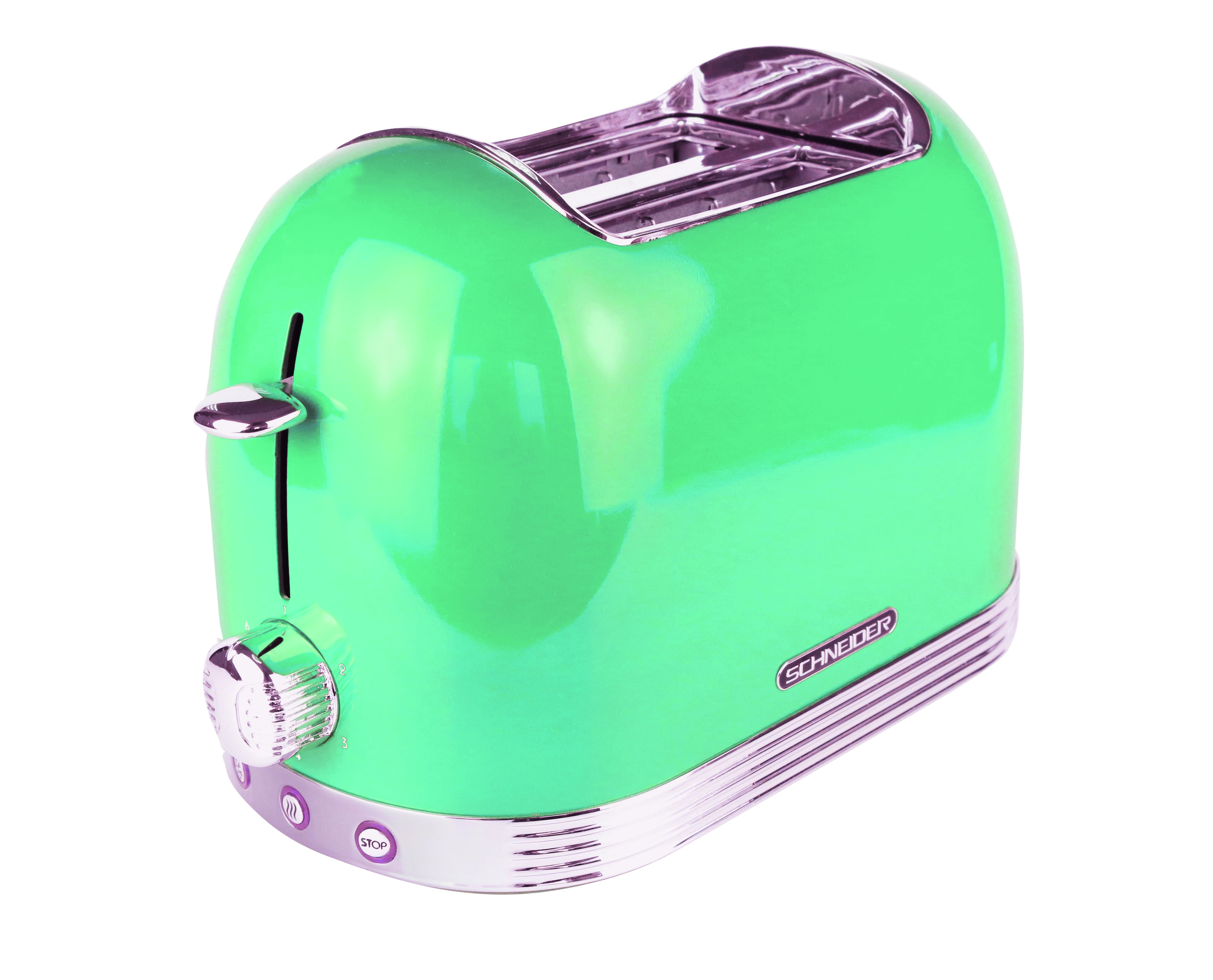 Toaster SCHNEIDER T2.2 SM, mint green