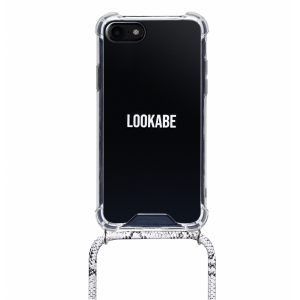 Lookabe Necklace Snake Edition iPhone 7/8+ silver snake loo017
