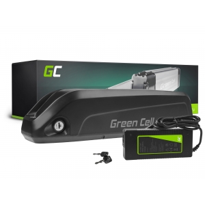 Green Cell® E-Bike Battery 36V 10.4Ah Li-Ion Down Tube with Charger