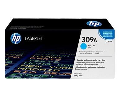 TONER CYAN 309A /LJ3500 4K/Q2671A HP