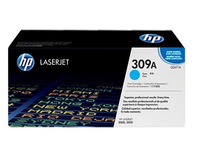 TONER CYAN 309A /LJ3500 4K/Q2671A HP