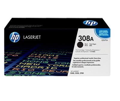 TONER BLACK 308A / LJ3500 / 3700 / 6K Q2670 HP