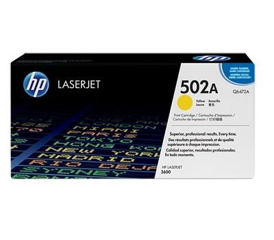 TONER YELLOW 502A / LJ3600 / 3800 / 4K Q6472A HP