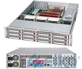 SERVER CHASSIS 2U 800W SAS BLK/CSE-826TQ-R800LPB SUPERMICRO