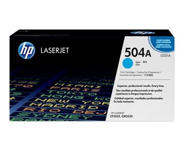 TONER CYAN 504A /CP3525 7K/CE251A HP