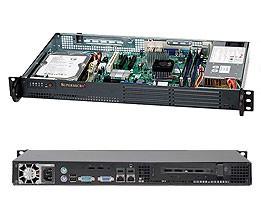 SERVER CHASSIS 1U 200W BLACK/CSE-502L-200B SUPERMICRO