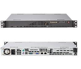 SERVER CHASSIS 1U 200W BLACK/CSE-512L-200B SUPERMICRO