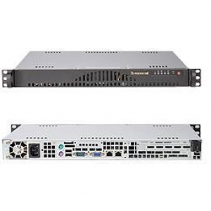 SERVER CHASSIS 1U 200W BLACK/CSE-512L-200B SUPERMICRO