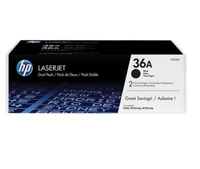 TONER BLACK 36A DUAL PACK/2K CB436AD HP