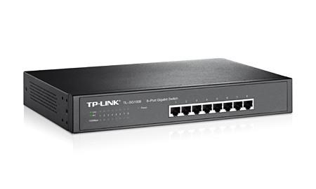 NET SWITCH 8PORT 10 / 100 / 1000M / TL-SG1008 TP-LINK