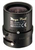 CCTV LENS MEGAPIXEL 3-8MM/M.IRIS M13VM308 TAMRON