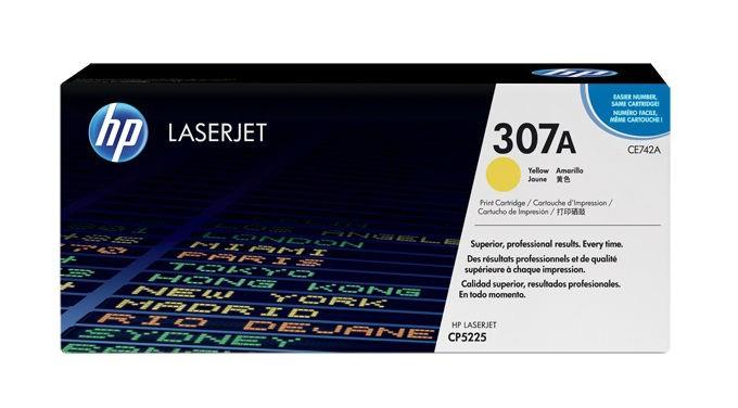 TONER YELLOW 307A 7.3K//LJCP5225 CE742A HP