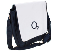 Laptop Bag (O2) 15.4 blue/white