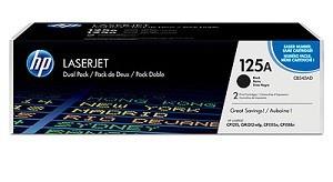 TONER BLACK 125A DUAL PACK/CB540AD HP