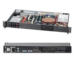 SERVER CHASSIS 1U 200W BLACK/MINI CSE-510T-203B SUPERMICRO