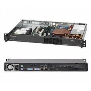 SERVER CHASSIS 1U 200W BLACK/CSE-510-203B SUPERMICRO