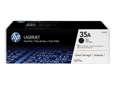 TONER BLACK 35A DUAL PACK/1.5K CB435AD HP