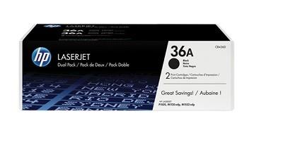 TONER BLACK 36A DUAL PACK/2K CB436AF HP