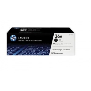 TONER BLACK 36A DUAL PACK/2K CB436AF HP