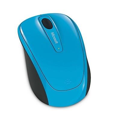 MOUSE USB OPTICAL WRL MOBILE/3500 CYAN BLUE GMF-00272 MS