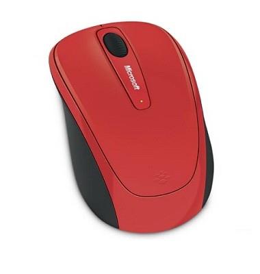 MOUSE USB OPTICAL WRL MOBILE/3500 FLAME RED GMF-00293 MS