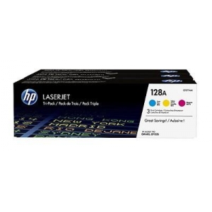 TONER CYAN / MAGENTA / YELLOW / 128A 3-PACK CF371AM HP