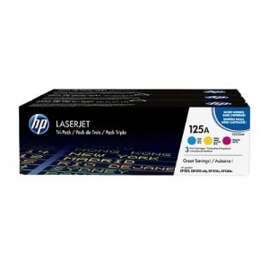 TONER CYAN / MAGENTA / YELLOW / 125A 3-PACK CF373AM HP