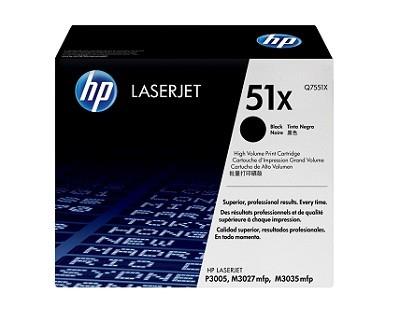 TONER BLACK 51X /LJP3005 13K/Q7551XC HP