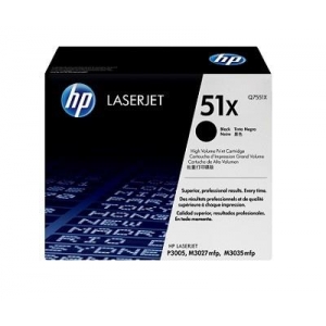 TONER BLACK 51X /LJP3005 13K/Q7551XC HP