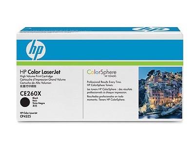 TONER BLACK /CP4525 17K/CE260XC HP