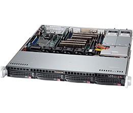 SERVER CHASSIS 1U 400W BLACK/CSE-813MFTQ-R400CB SUPERMICRO