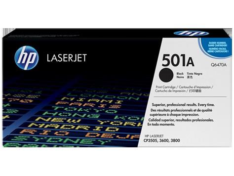 TONER BLACK 501A / LJ3600 / 3800 / 6K Q6470AC HP
