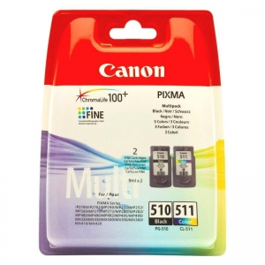 INK CARTRIDGES BLACK+COLOR/PG-510/CL-511 2970B010 CANON