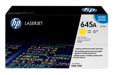 TONER YELLOW 645A / LJ5500 / 5550 / 12K C9732AC HP