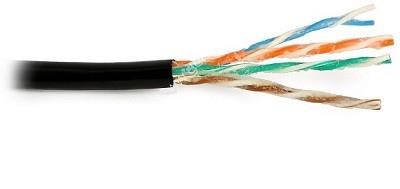 CABLE CAT5E UTP 305M BLACK/UTP CAT 5E GEL GENWAY