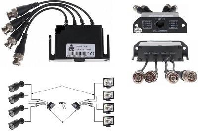 VIDEO BALUN TRANSFORMER UTP/TR-4D GENWAY