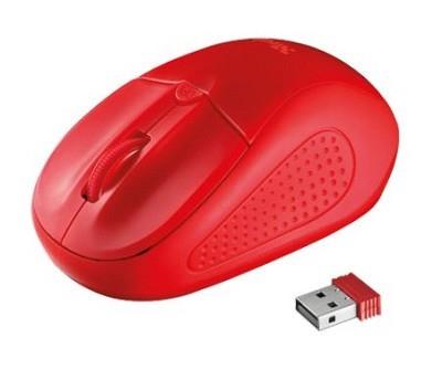 MOUSE USB OPTICAL WRL PRIMO/RED 20787 TRUST