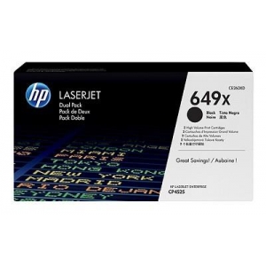TONER BLACK 649X /P4525 17K/DUAL PACK CE260XD HP