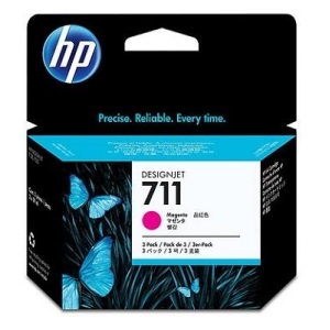 INK CARTRIDGE MAGENTA NO.711/3-PACK 29ML CZ135A HP