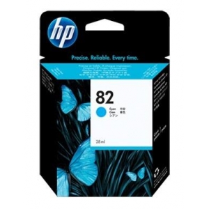 INK CARTRIDGE CYAN NO.82/28ML CH566A HP