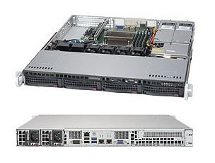 SERVER SYSTEM 1U SATA BLACK/SYS-5019S-MR SUPERMICRO