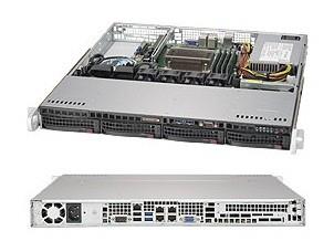 SERVER SYSTEM 1U SATA BLACK/SYS-5019S-MN4 SUPERMICRO