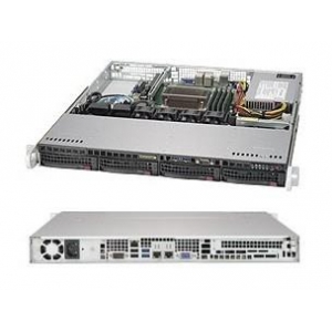 SERVER SYSTEM 1U SATA BLACK/SYS-5019S-M SUPERMICRO