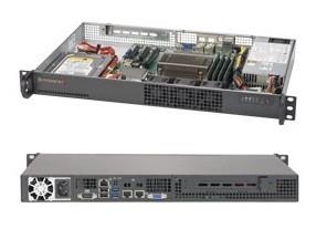 SERVER SYSTEM 1U SATA BLACK/SYS-5019S-L SUPERMICRO